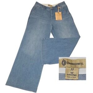 Democracy High Rise Booty Lift Ankle Jeans Size 10x28 Mold & Hold Ab Technology